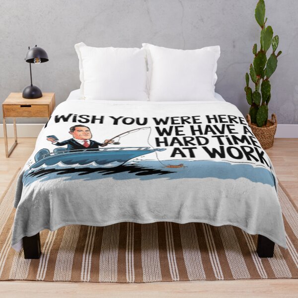 Item preview, the irony of the boss ' I wish you were here, we have a hard time at work' designed and sold by Tomasz  Siennicki.