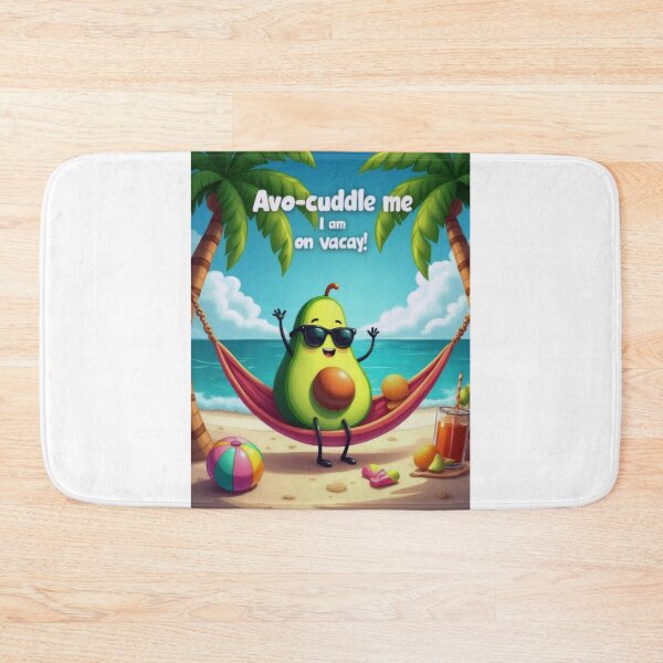 Item preview, Avocado on Holiday: Hammock & Sunshine designed and sold by ArtCreator2023.