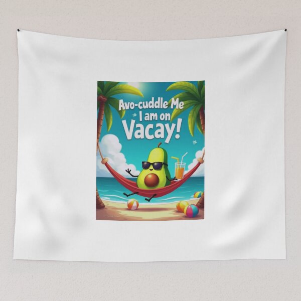 Item preview, Tropical Vibes: Avocado in Sunglasses designed and sold by ArtCreator2023.
