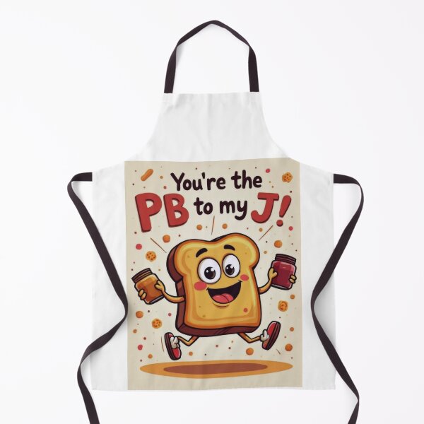 Item preview, Happy Toast Holding PB & J Jars designed and sold by ArtCreator2023.