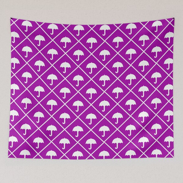 Item preview, Purple White Umbrella Quatrefoil Pattern Design designed and sold by PatternTitan.