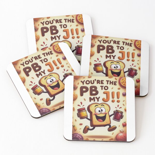 Item preview, Peanut Butter and Jelly Best Friends Toast designed and sold by ArtCreator2023.