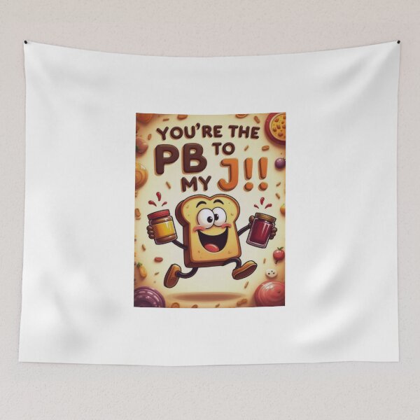 Item preview, Peanut Butter and Jelly Best Friends Toast designed and sold by ArtCreator2023.