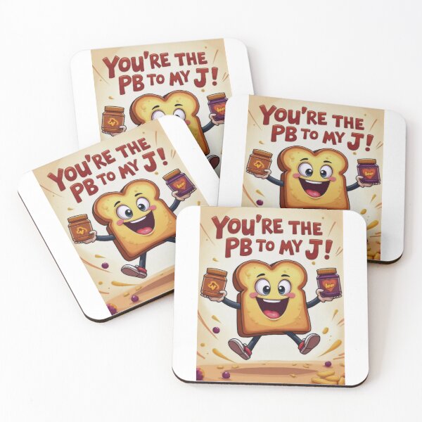Item preview, Cute PB&J Toast: Perfect Pairing designed and sold by ArtCreator2023.