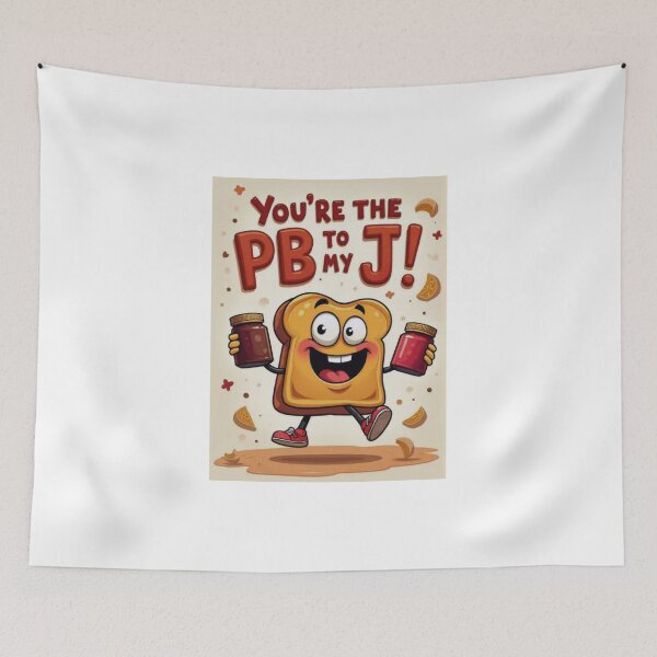 Item preview, Happy Toast Celebrating PB&J Love designed and sold by ArtCreator2023.