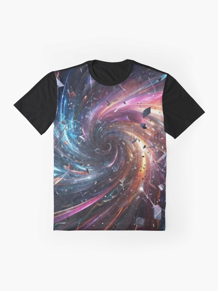 Thumbnail 4 of 5, Graphic T-Shirt, Maelstrom of Creation: Where Chaos Breathes Life designed and sold by eXtraHumans.
