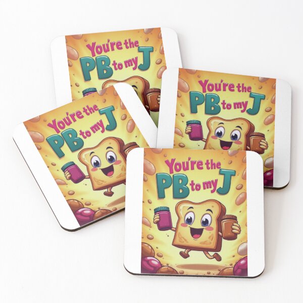 Item preview, Cheerful Toast & PB&J: Snack Time Fun designed and sold by ArtCreator2023.
