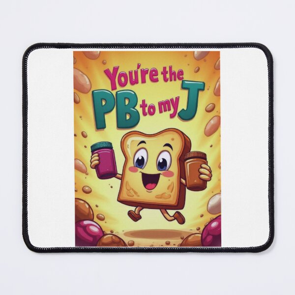 Item preview, Cheerful Toast & PB&J: Snack Time Fun designed and sold by ArtCreator2023.