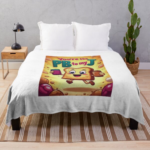 Item preview, Cheerful Toast & PB&J: Snack Time Fun designed and sold by ArtCreator2023.