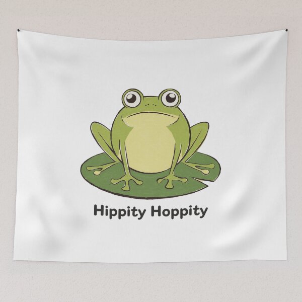 Item preview, Frog, Hop, green, lily, cute, funnyfits70, Humor, Funny,  designed and sold by FunnyFits70.