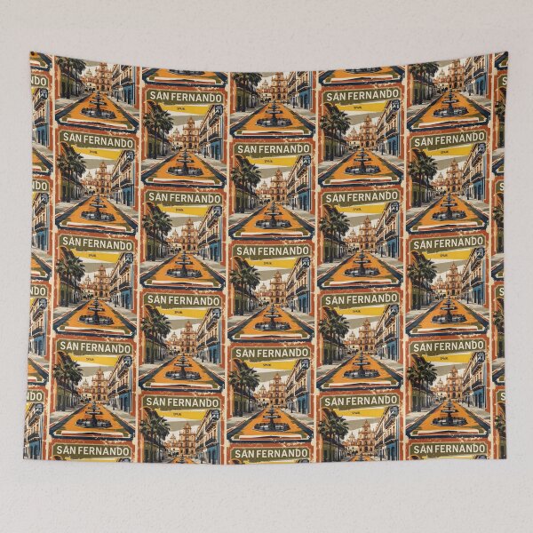 Item preview, San Fernando Spain Vintage Travel Tourism designed and sold by TravelersGems.