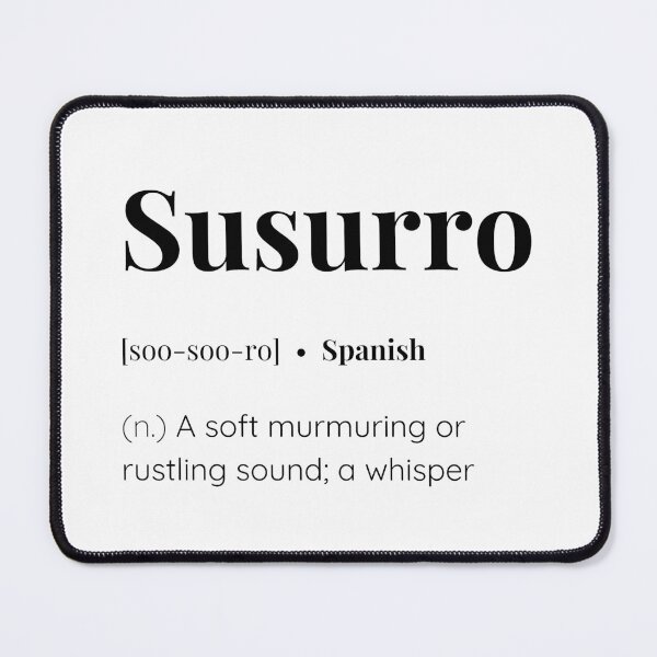 Item preview, Susurro significado de la palabra en español designed and sold by SimplyMots.