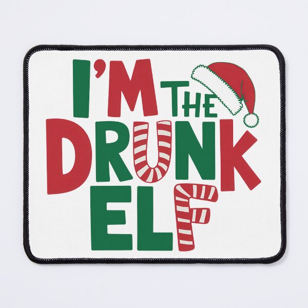Item preview, I'm The Drunk Elf designed and sold by Angry Swan Designs.