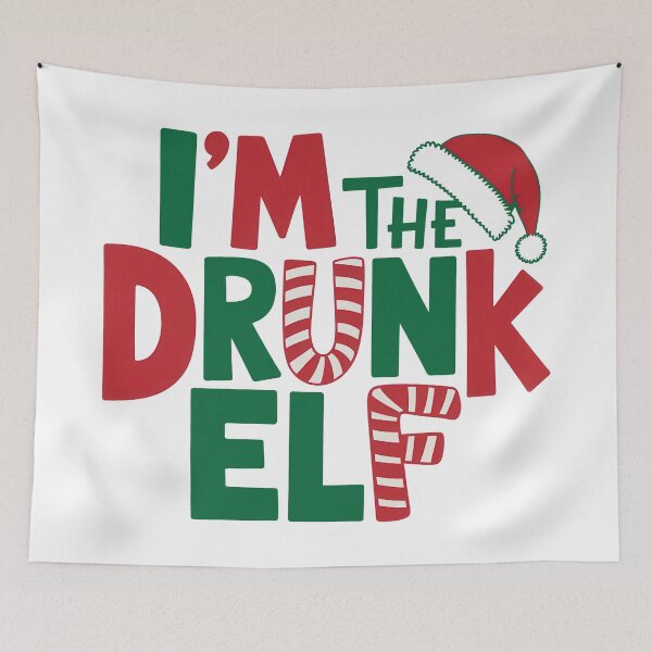 Item preview, I'm The Drunk Elf designed and sold by Angry Swan Designs.