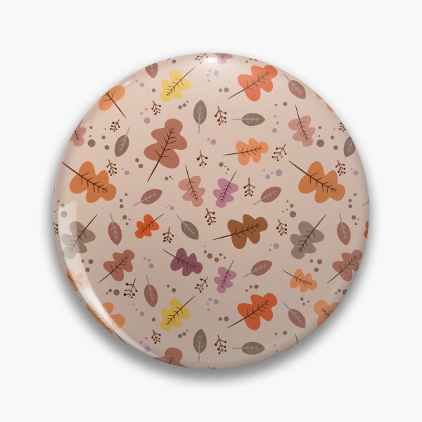 Item preview, Romantic fall of autumn leaves - pale brown background designed and sold by robyna75.