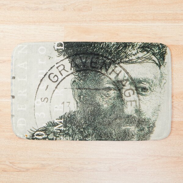 Item preview, Rembrandt etch on postage stamp designed and sold by Photopat.