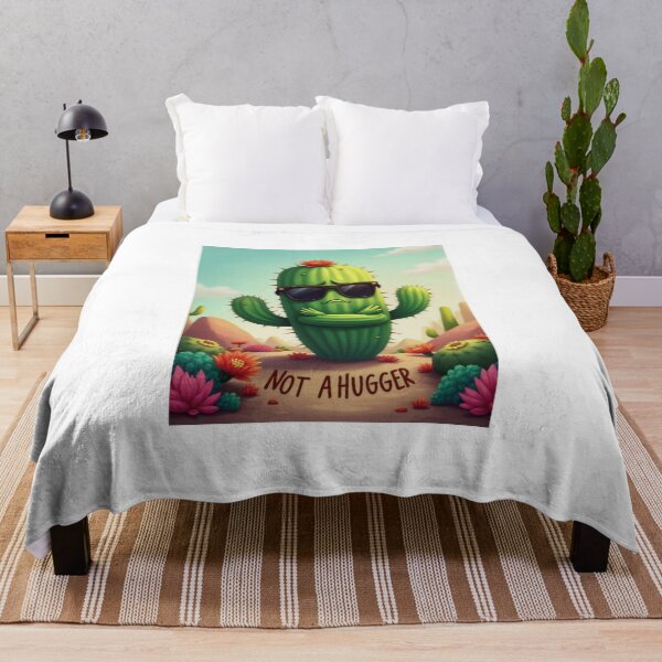 Artikelvorschau, Grumpy Cactus: Not a Hugger Attitude entworfen und verkauft von ArtCreator2023.