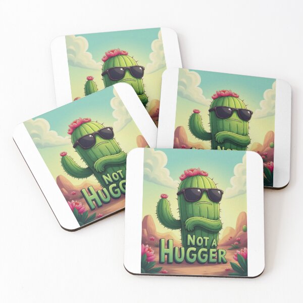 Item preview, Cute but Prickly: Not a Hugger Cactus designed and sold by ArtCreator2023.