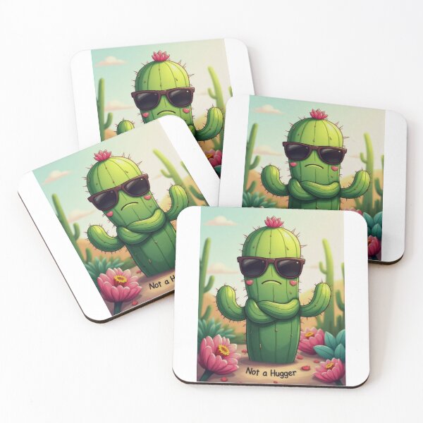 Item preview, Sassy Cactus with Attitude: Not a Hugger designed and sold by ArtCreator2023.