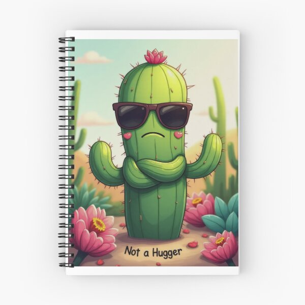 Item preview, Sassy Cactus with Attitude: Not a Hugger designed and sold by ArtCreator2023.
