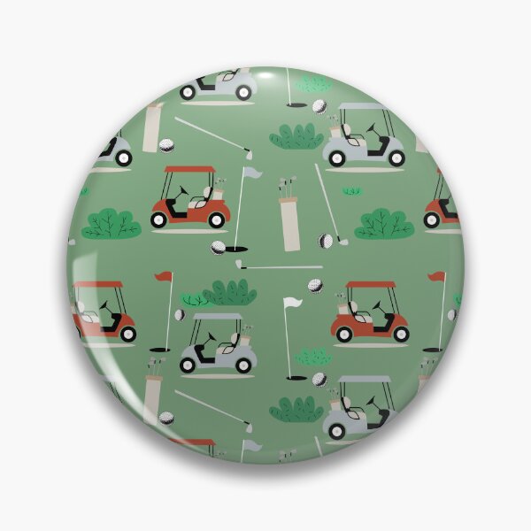 Item preview, Golf Carts Modern Golfer Golf Theme Pattern designed and sold by idovedesign.
