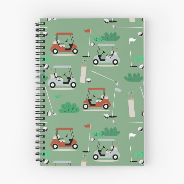 Item preview, Golf Carts Modern Golfer Golf Theme Pattern designed and sold by idovedesign.