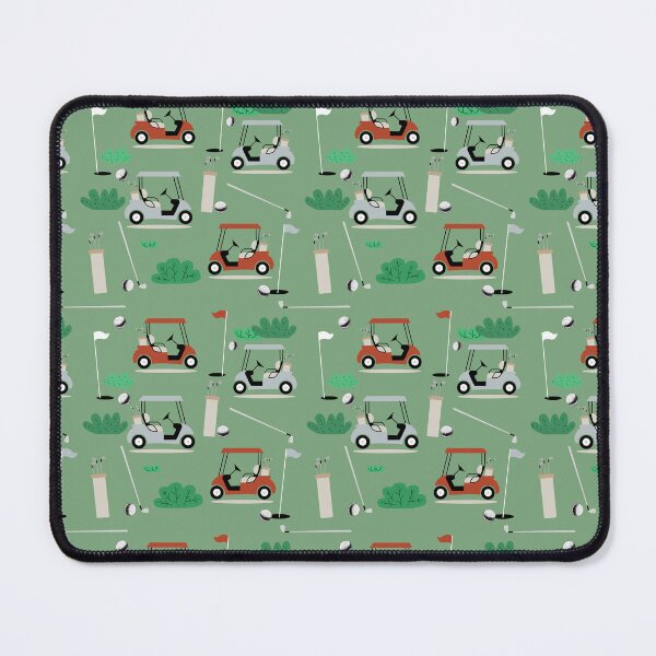 Item preview, Golf Carts Modern Golfer Golf Theme Pattern designed and sold by idovedesign.