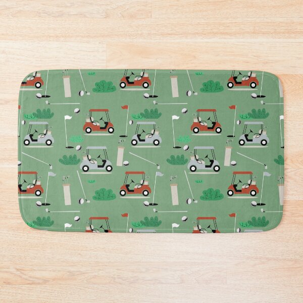 Item preview, Golf Carts Modern Golfer Golf Theme Pattern designed and sold by idovedesign.