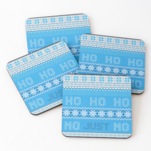 Item preview, Ugly Christmas HO HO HO NO Grinch designed and sold by ZuzDoesDesigns.