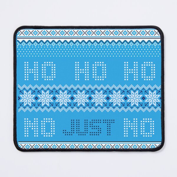 Item preview, Ugly Christmas HO HO HO NO Grinch designed and sold by ZuzDoesDesigns.