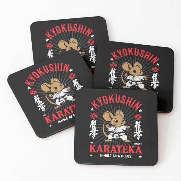 Item preview, Nimble as a Mouse - Kyokushin Karate Mouse Design for Maneuverability designed and sold by RetroMaritalArt.