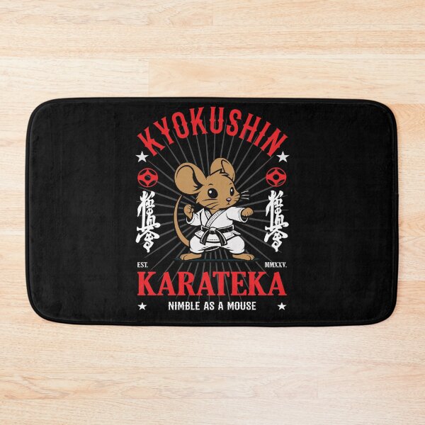 Item preview, Nimble as a Mouse - Kyokushin Karate Mouse Design for Maneuverability designed and sold by RetroMaritalArt.