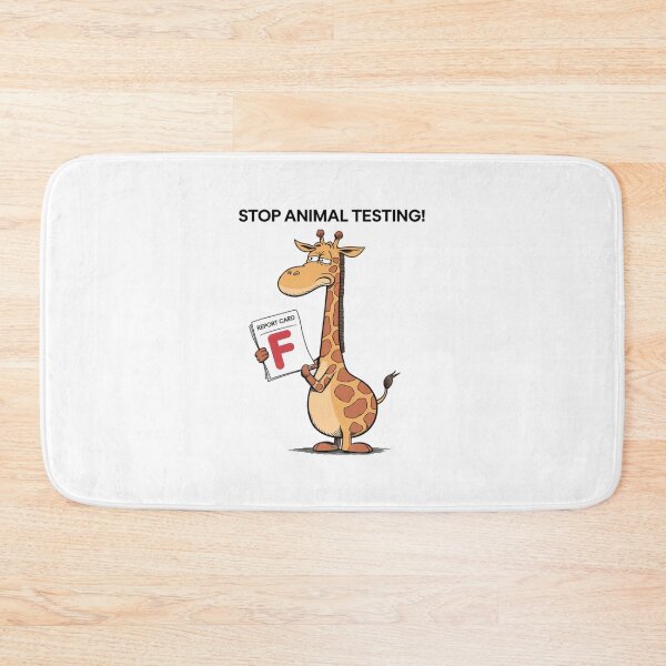Item preview, Stop animal testing, PETA, animal rights, giraffe, silly, funnyfits70, Humor, Funny,  designed and sold by FunnyFits70.