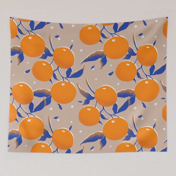 Item preview, Orange pattern, pop art designed and sold by SztuKarola.