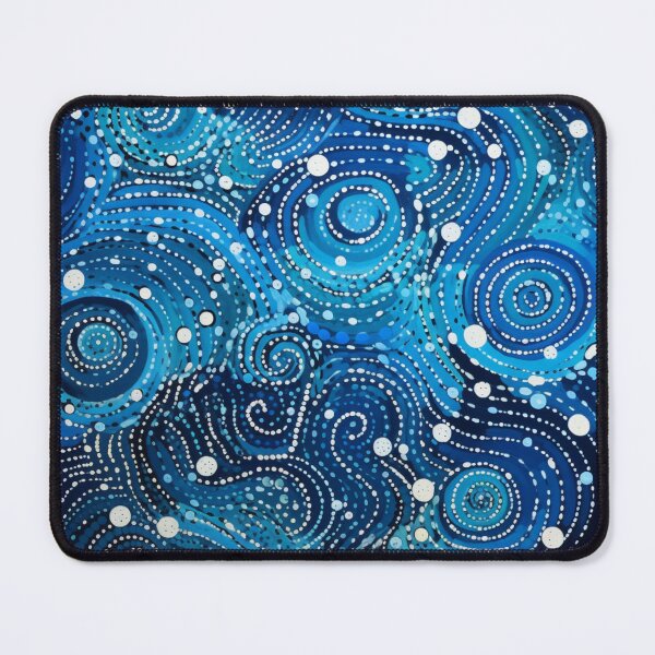Item preview, Aboriginal Inspired Dot Art - Water Vortices designed and sold by GrinGalore.
