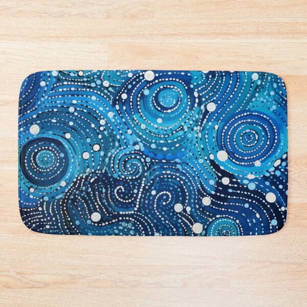 Item preview, Aboriginal Inspired Dot Art -  Water Vortices designed and sold by GrinGalore.