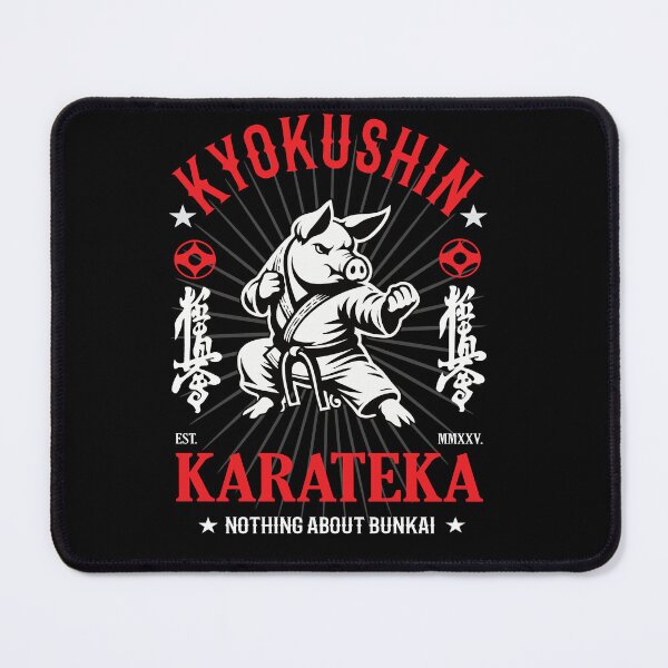 Item preview, Nothing About Kumite - Kyokushin Karate Pig para fanáticos de la lucha libre designed and sold by RetroMaritalArt.