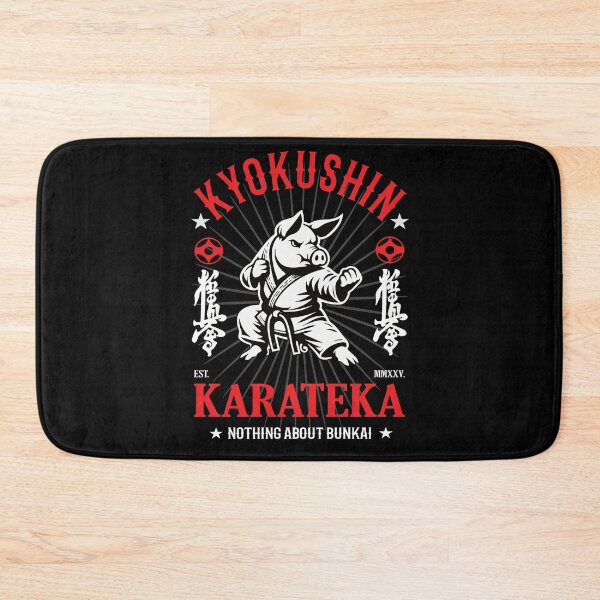 Artikelvorschau, Nothing About Kumite - Kyokushin Karate Schwein für Freikampf-Fans entworfen und verkauft von RetroMaritalArt.