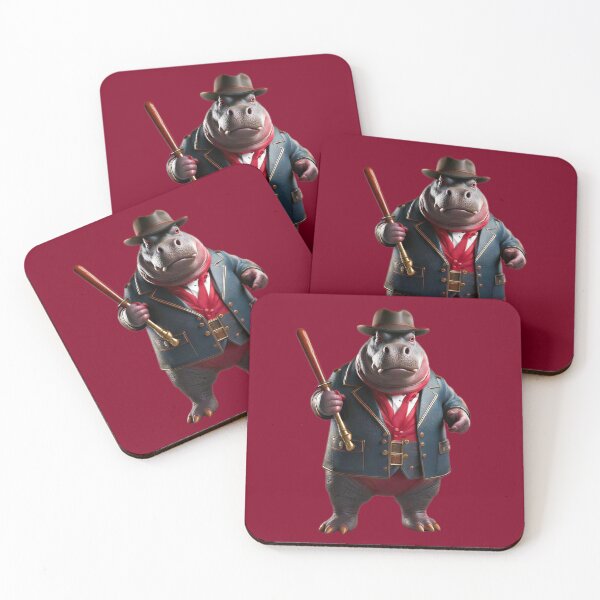 Item preview, Gangster Hippo designed and sold by AleTot.