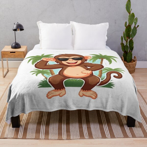 Item preview, Tropical Jungle Monkey designed and sold by StickersRyous.