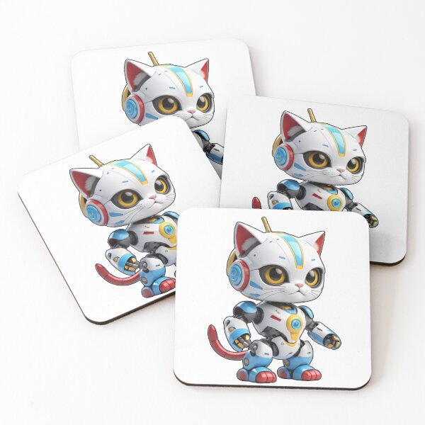 Item preview, Cool robot cat03 designed and sold by AttaboyStudio.