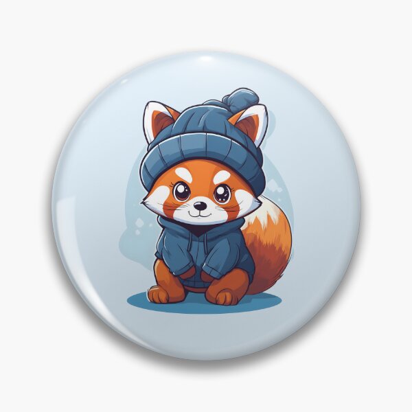 Item preview, Red Panda with Hat designed and sold by DerSenat.