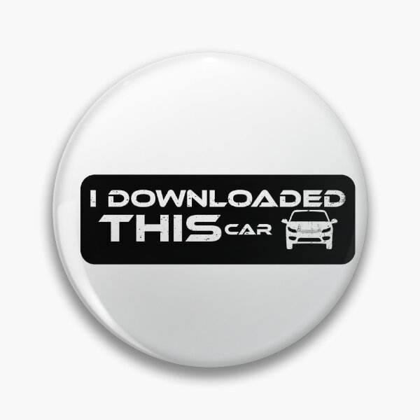 Item preview, I Downloaded This Car funny car bumper designed and sold by thiag-o.
