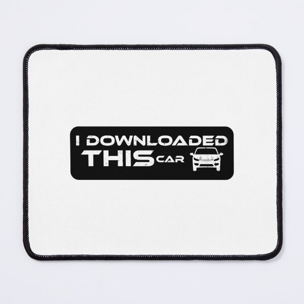 Item preview, I Downloaded This Car funny car bumper designed and sold by thiag-o.