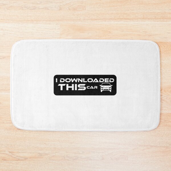 Item preview, I Downloaded This Car funny car bumper designed and sold by thiag-o.