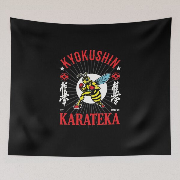 Item preview, Kyokushin Karate Wasp - The Power of Precision and Speed designed and sold by RetroMaritalArt.