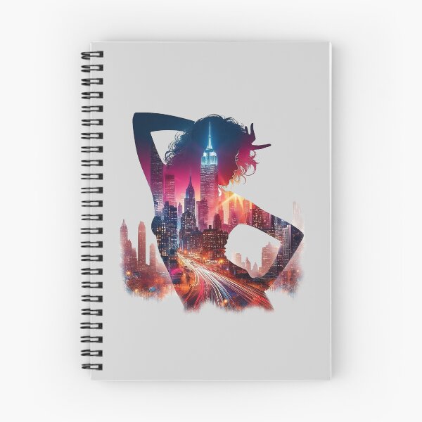 Item preview, 80s Dancer Silhouette Blended With New York Cityscape designed and sold by ARkitekLO.