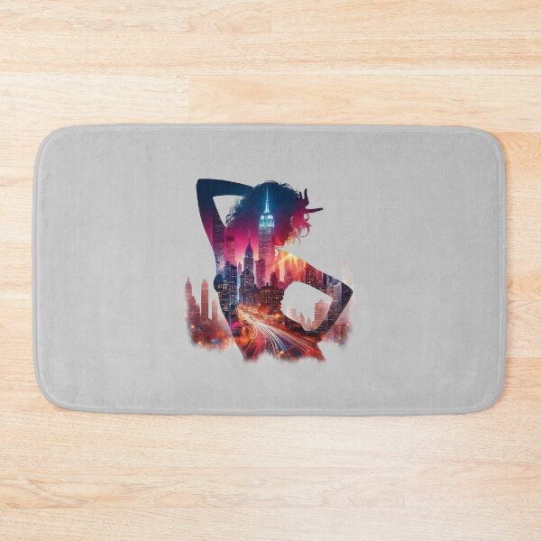 Item preview, 80s Dancer Silhouette Blended With New York Cityscape designed and sold by ARkitekLO.