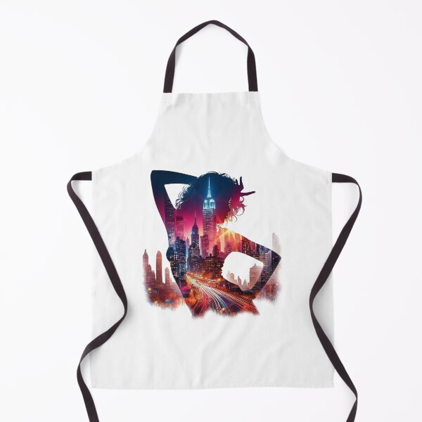 Item preview, 80s Dancer Silhouette Blended With New York Cityscape designed and sold by ARkitekLO.