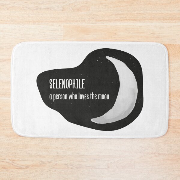 Item preview, selenophile "a person who loves the moon" design designed and sold by MarieBlly.